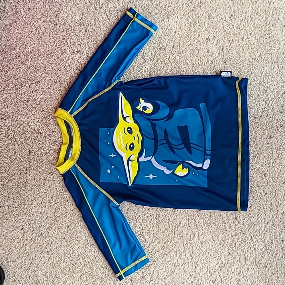 Disney Yoda Swim Top Sz:7